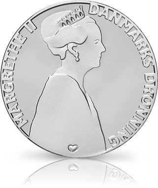 ånd Ydeevne hjørne Dronning Margrethes regeringsjubilæum fejres med en mønt - Lokalavisen  Havnefronten